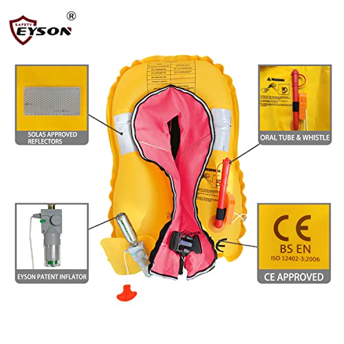 Eyson Inflatable Life Jacket Inflatable Life Vest for Child Classic Automatic