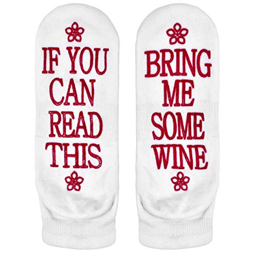 Funny Socks for Women – Unique Gifts & Accessories for Wine Lovers – Gag Gift Idea, Perfect Birthday Present for Her