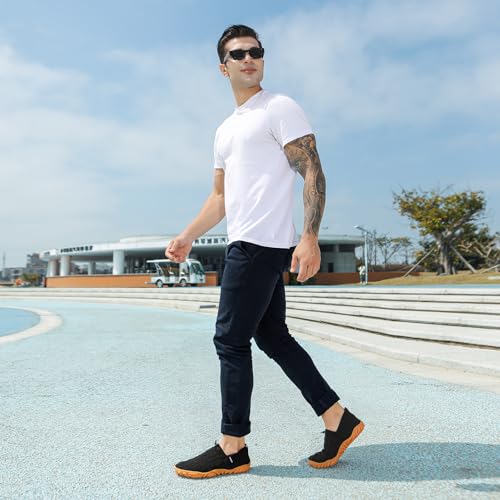 MCRONJI Barefoot Water Shoes, Minimalist Running Sneakers, Beach Outdoor Shoes, Men and Women