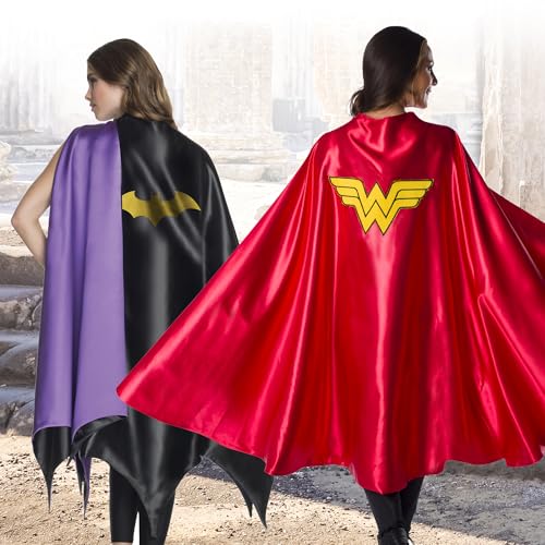 DC Comics Superheroes: Batgirl Lined Cape for Adults by Rubies, Women's No Size