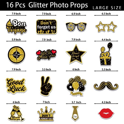 We Will Miss You Decorations Photo Booth Props, Going Away Party Decorations, Farewell Decorations Party Photo Booth Prop...