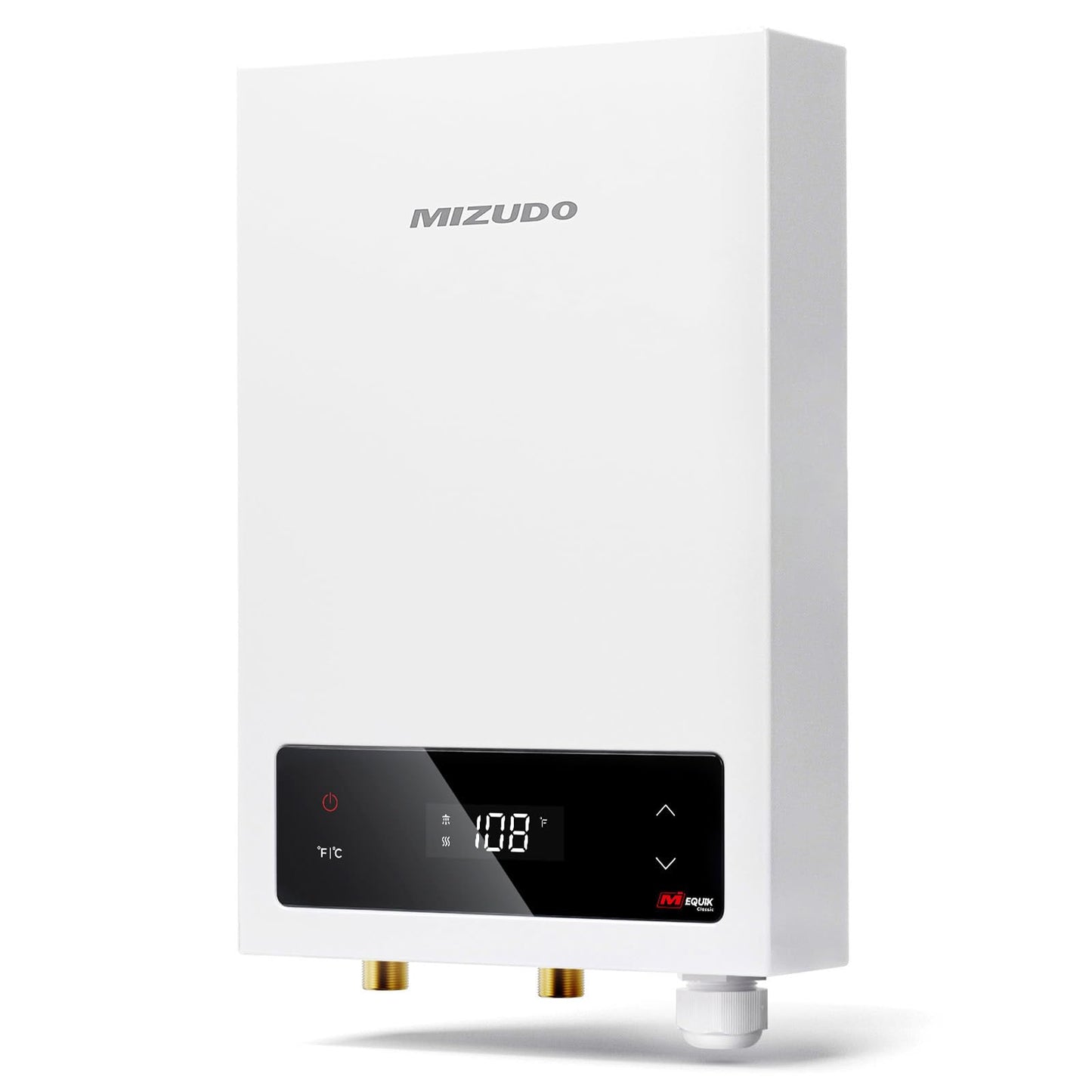 11kW Tankless Water Heater Electric, MIZUDO 240 Volt Instant Hot Water Heater, Suitable for Single-Point Use in a Small Apartment, LED Display, ETL Certified, Ideal for Showering