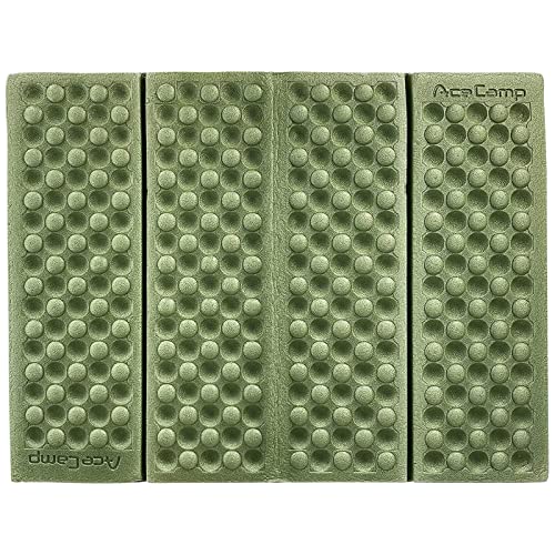 AceCamp 3940 Portable Lightweight Mini Waterproof Folding Mat, Foam Sitting Pad for Outdoor Activities, Foldable Kneeling ...
