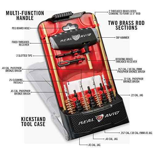 Real Avid Glock Accessories - Choose Between 2-in-1 Tool, 4-in-1 Tool or Pro Pack for Glock (Features Gun Mat, 2-in-1 Tool Cleaning Kit & Mag Tool)
