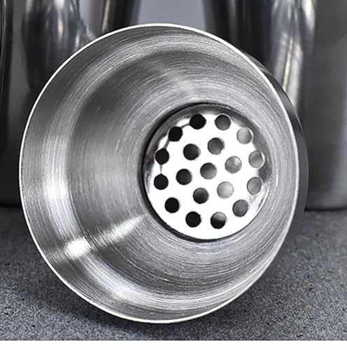 8.4 Oz Cocktail Shaker, 5.5 In x 2.5 In Stainless Steel Drink Shaker with Built-In Strainer for Bar Mixed Tools (8.4 oz)