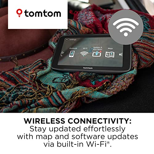 TomTom Go Comfort 5 Inch GPS Navigation Device with Updates via Wi-Fi, Real Time Traffic, Free Maps of North America, Smar...
