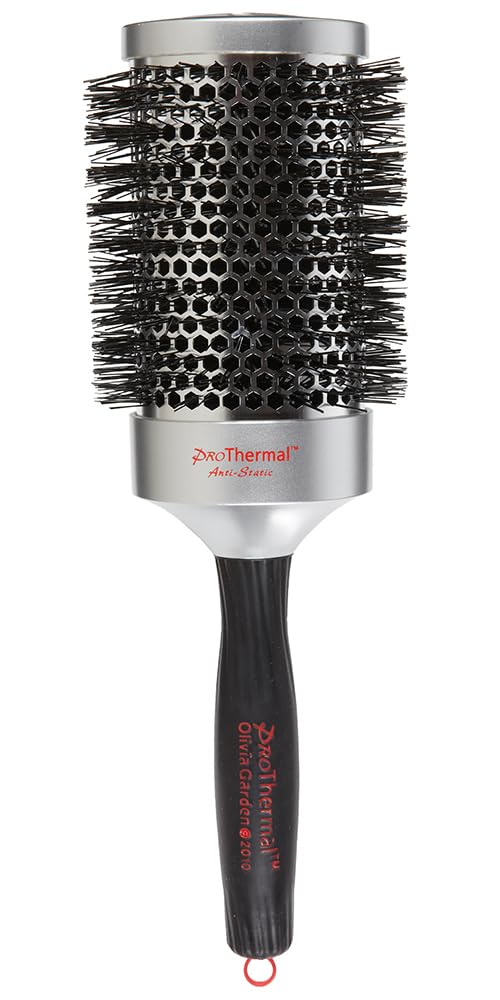Olivia Garden ProThermal Anti-Static Round Hair Brush T-63 (3 1/2)