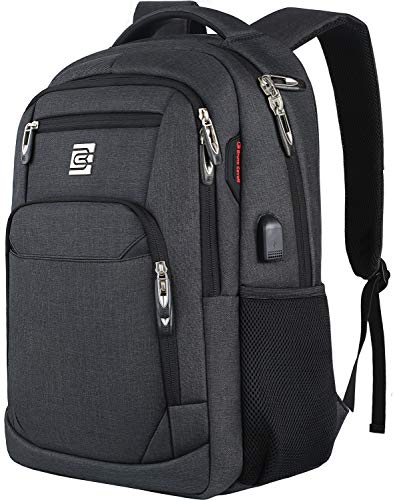 Laptop Backpack,Business Travel Anti Theft Slim Durable Laptops Backpack with USB Charging Port,Water Resistant College Co...
