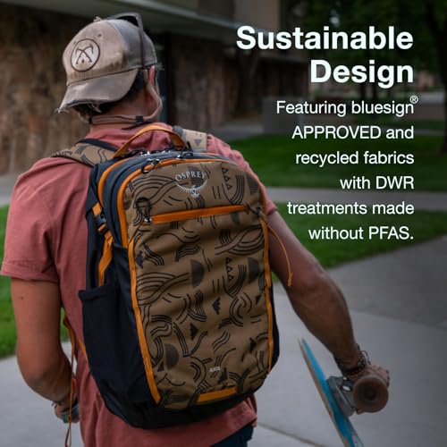 Osprey Axis Laptop Backpack – Sleek Everyday Pack with Laptop Sleeve, Water Bottle Pockets & Compression Straps
