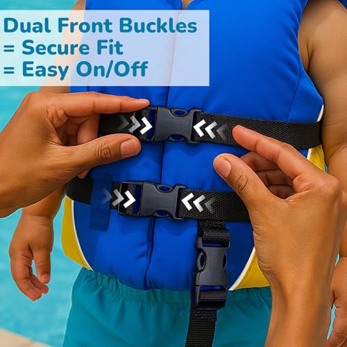 MW Infant Heads Up Life Jacket Vest, USCG Approved, Great for Boating, Fishing, Tubing, & Other Water Sports. PFD 0-30lbs...