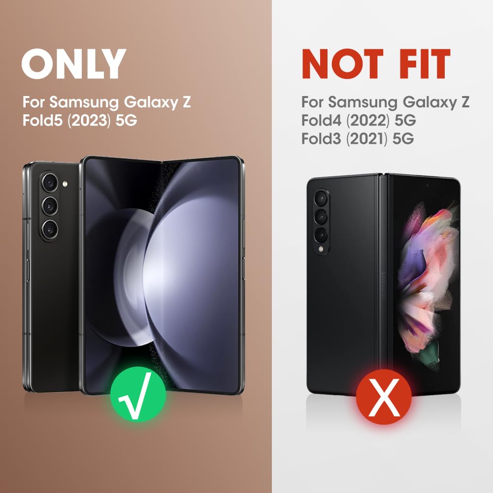 Supcase For Galaxy Z Fold 5 Case With S Pen Holder (Unicorn Beetle Pro), [Built-In Screen Protector & Stand] [Military-Grade Pro
