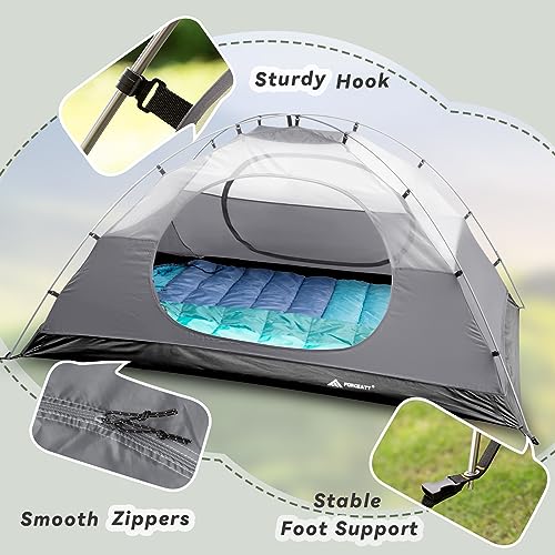 Forceatt Camping Tent 2/3/4 Person, Professional Waterproof & Windproof Lightweight Backpacking Tent Suitable for Outdoor,...