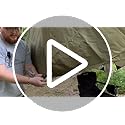 Travel Bird Ultralight Tarp, 14ft Hammock Rain Fly Lightweight Waterproof Camping Tent Tarp with Doors, Bushcraft Tarp She...