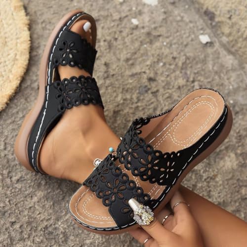 Flip flops for Slippers & Sandals Women's Lightweight Non-slip Outdoor Walking Sandals, Open Toe Beach Slippers