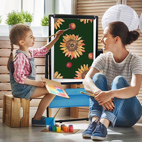 Dry Erase Board with Stand - Double Sided 28"x20" Portable Writing Whiteboards, Height Adjustable & 360° Rotating U Stand ...