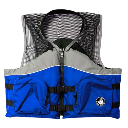 Body Glove Cove Unisex Nylon Fishing Vest - Adult Water Fishing Jacket Vest for Sports Boat Kayak Paddling Use and Safety ...