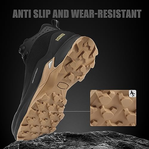 R CORD Women’s Waterproof Hiking Shoes Lightweight Comfortable Hiking Boots for Women Non-Slip Outdoor Walking Camping Tre...