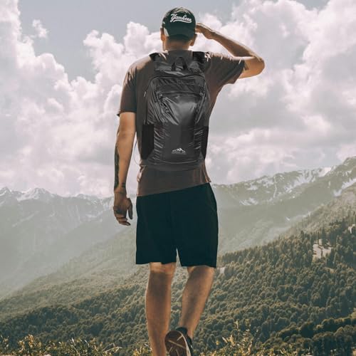 Middletown Outdoors Daypack Ultralight Foldable Water-Resistant Nylon Durable Tear-Resistant, Ideal for Hiking, Camping,Co...