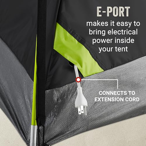Coleman Sundome Dark Room 4/6 Person Tent, Blocks 90% of Sunlight to Keep Inside Cool, Weatherproof Tent with Rainfly Sets...