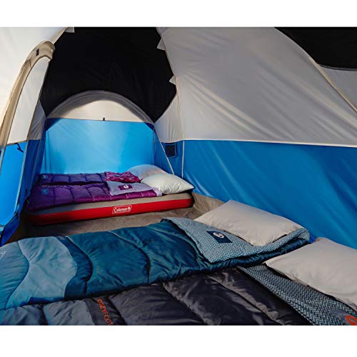 Coleman Montana Camping Tent, 6/8 Person Family Tent with Included Rainfly, Carry Bag, and Spacious Interior, Fits Multipl...