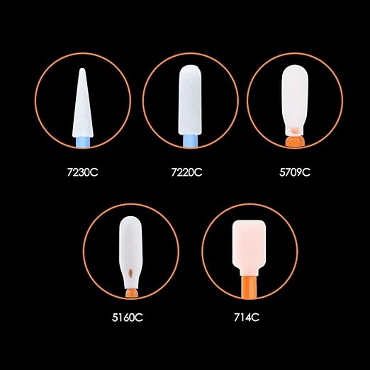 AAwipes Foam Tip Cleaning Swab Kit (5 Types, 500 Pack) Cleanroom Sponge Stick Foam Swab Bundle for Printer, Painting, Gun, Optics Lens,Camera Industry Use (FC501)