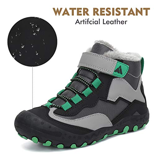 Mishansha Kids Hiking Boots Toddler Girls Boys Hiking Shoes Water-Resistant Anti-Collision Non-Slip Athletic Outdoor Trekk...