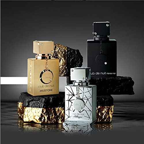 Armaf Club De Nuit for Man 3-Piece Set, (1.0 Ounce Eau De Toilette Intense Man + 1.0 Ounce Eau de Parfum Sillage + 1.0 Ounce Eau de Parfum Milestone)