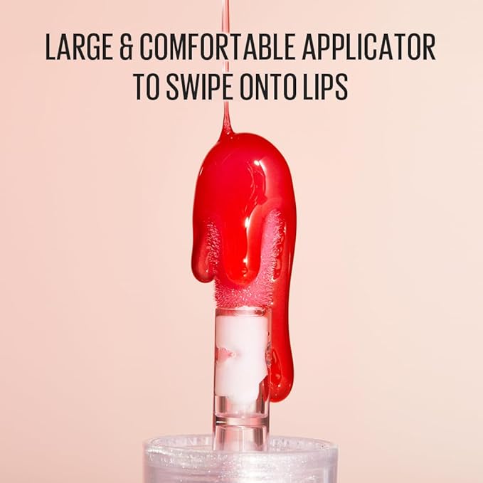 Kaja Lip Plumping- Juicy Glass 05 Plum Paloma | Hydrating, Feel Plumped and Lightweight with Vitamin Tree Fruit Oil, Vegan, Cruelty-Free, Clear Tint Stain Shine Gloss Plumper, Long Lasting
