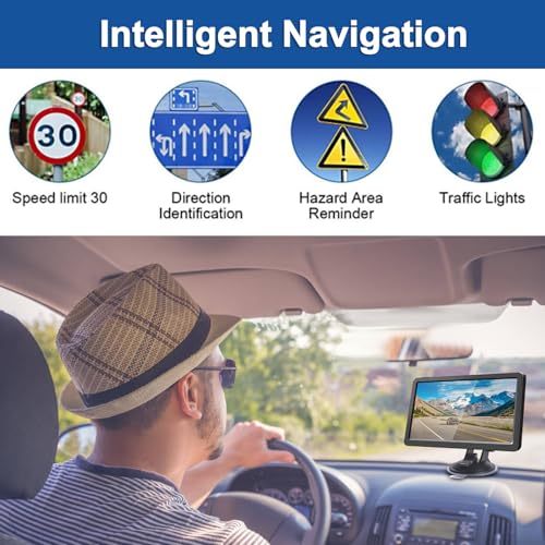 GPS Navigation for Car Truck Navigator - Navigation System 9 Inch Touchscreen, 2025 US/CA/MX Offline Maps Lifetime Free Up...