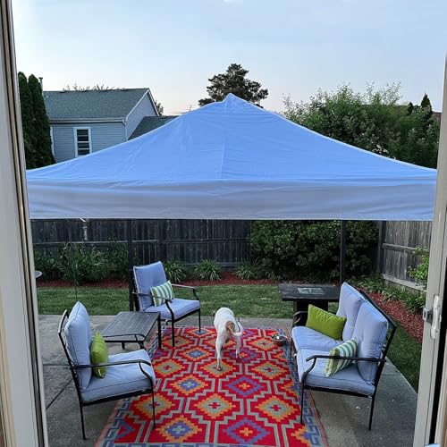 D&ONEHOS 10x10 Canopy Replacement Top, Waterproof Sunshade Canopy Tent Top Roof Cover for Outdoor Garden Patio Pavilion Su...