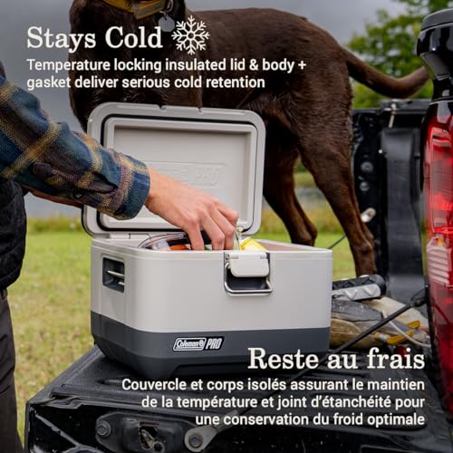 Coleman Pro Heavy-Duty 9qt Ultra-Light Premium Hard Cooler Lunchbox, Extra-Thick Insulation Keeps Ice for Days