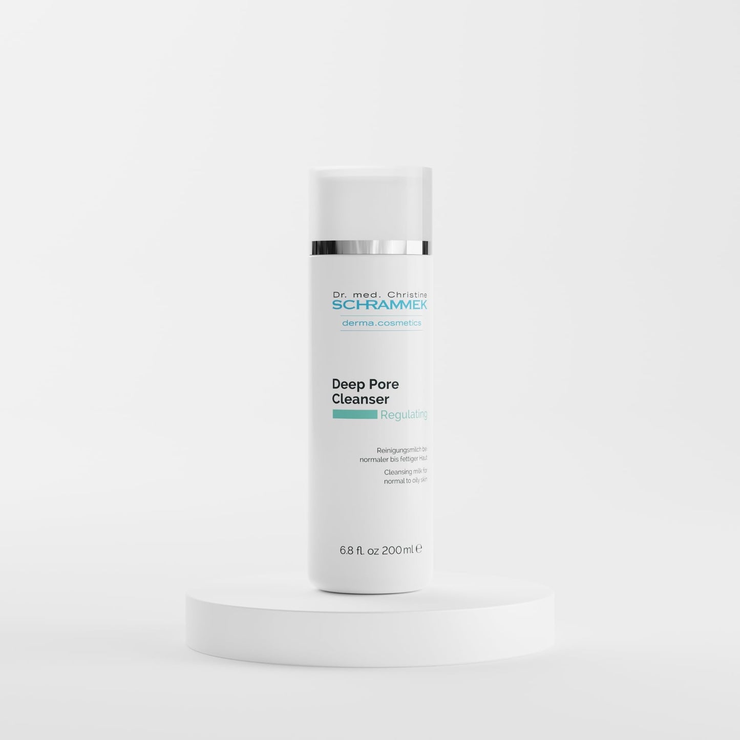 Schrammek Deep Pore Cleanser (6.8 fl oz) - Cleansing Milk for Normal Skin - Makeup Removal - Face Wash & Cleanser - No Parabens