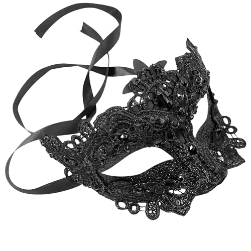 MASQ Brocade Lace Masquerade Ball Mask Pair Burlesque Mardi Gras Birthday Prom Wedding Party