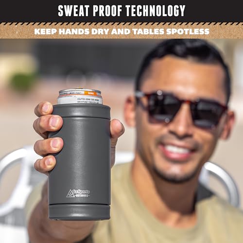 DUALIE 3 in 1 Insulated Can Cooler - 15+ Colors - Universal Size for 12 oz Cans, Slim Cans, and Bottles