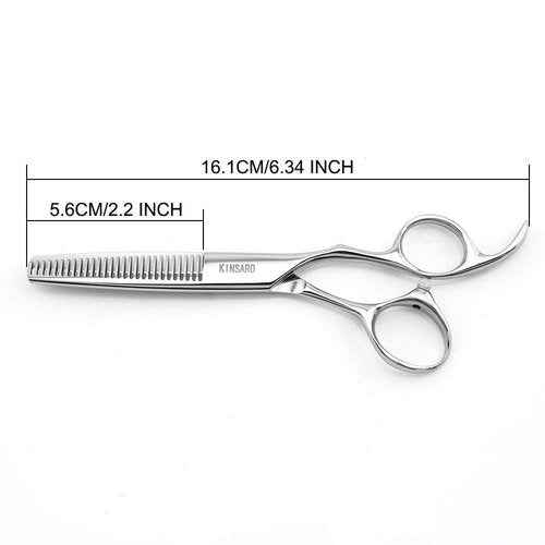 Hair Cutting Scissors 5.5 Inch and Hair Thinning Scissors 5.5 Inch 440C Kinsaro