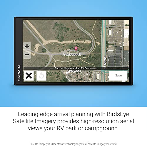 Garmin RV 795, Large, Easy-to-Read 7” GPS RV Navigator, Custom RV Routing, High-Resolution Birdseye Satellite Imagery, Dir...