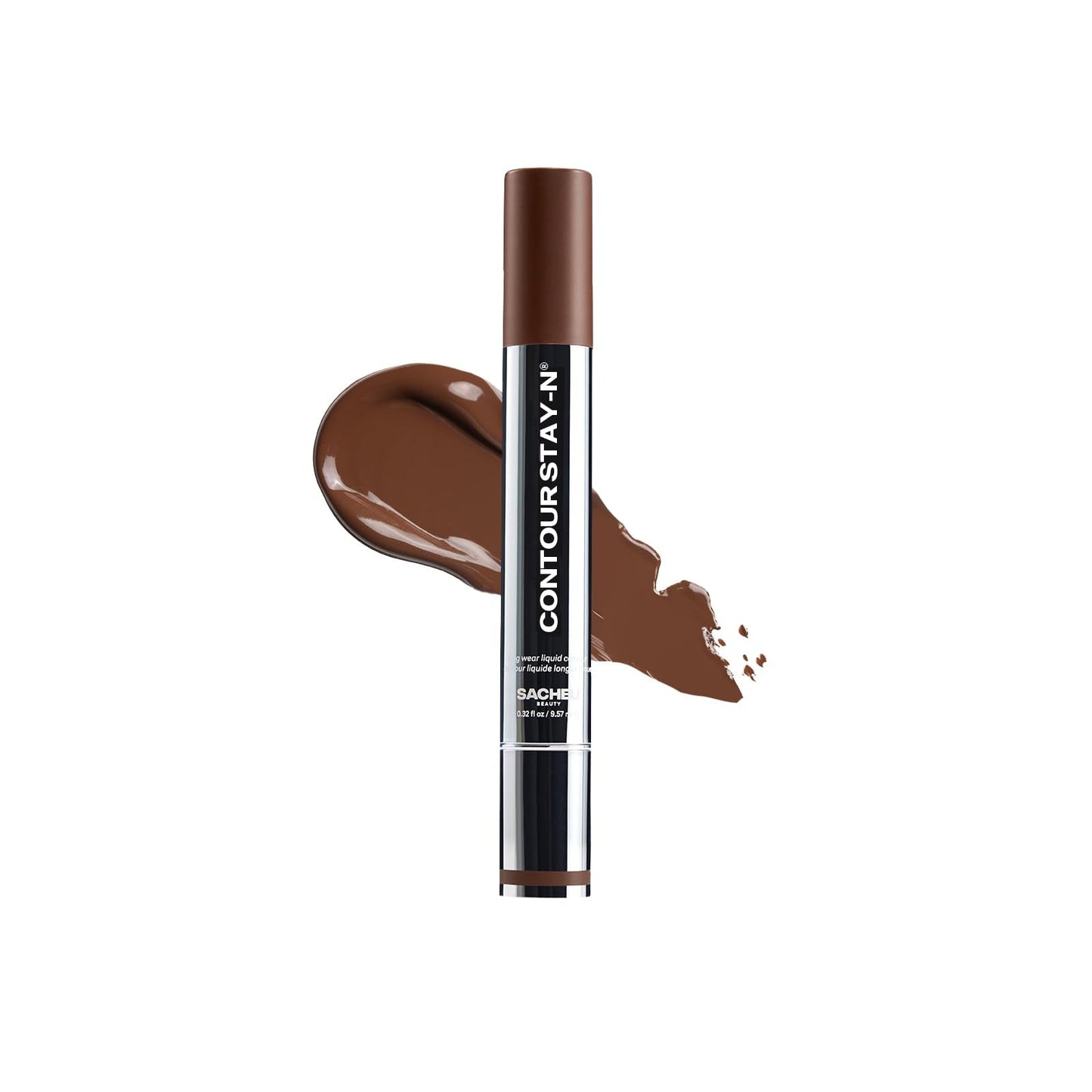 Sacheu Liquid Contour STAY-N Long Wear Bronzer Cream Contour Makeup - Long Lasting, Blendable, & Lightweight Formula (Giving Edg