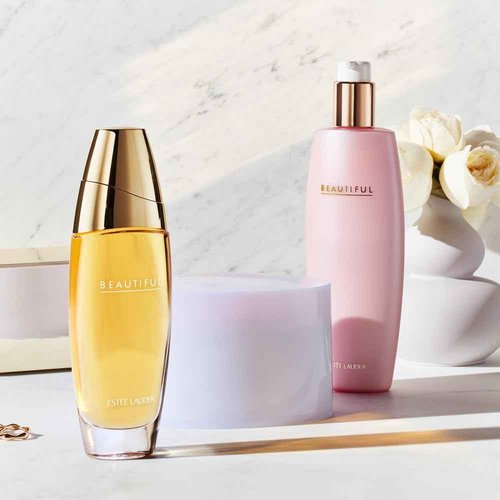 Estée Lauder Beautiful Perfumed Body Powder with Notes of Rose, Lily, Tuberose & Orange Flower, 3.53 Ounce