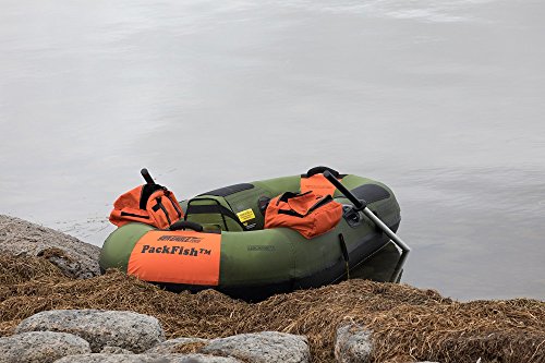 Sea Eagle PF7 PackFish7 Inflatable 7' Fishing Boat-Lightweight-Portable-Dry Enclosed Hull-Durable-One Person Fishing Boat ...