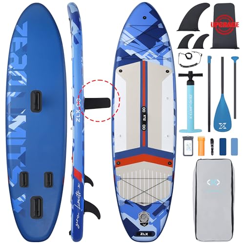 2 PCS Paddle Board - 10.5 FT Inflatable Stand Up Paddle Board with Accessories & 11.5 FT Inflatable Stand Up Paddle Board ...