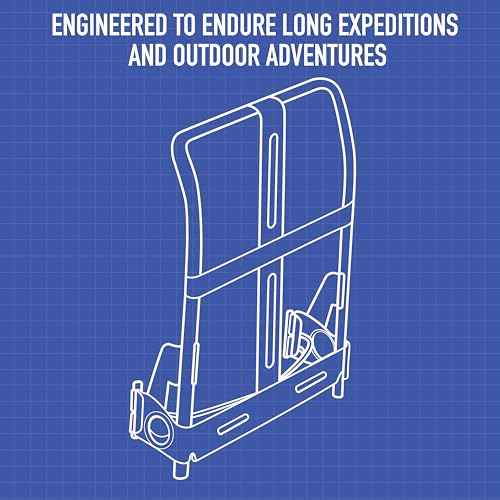Rothco Alice Pack Frame with Attachments ? Includes Padded Shoulder Straps and Kidney Pad Waistbelt ? Lightweight Aluminum Construction