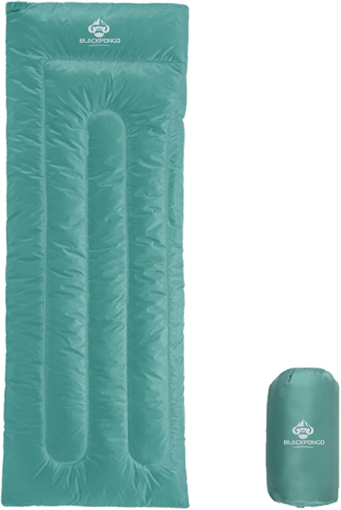 Blackpongo Ultralight Sleeping Bag - Envelope Lightweight Portable, Waterproof, Comfort with Compression Sack - Great for ...