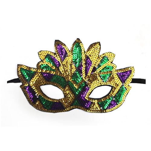 3PCS Mardi Gras Mask for Women Masquerade Venetian Carnival Mask for Party Decorations