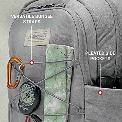 Coleman Backroads 30-Can Soft Cooler Backpack, Leak-Proof Portable Insulated Backpack Cooler, Keeps Contents Cold up to 24Hrs, Built-in Bottle Opener