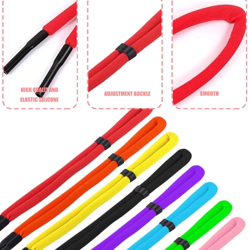 VITASHYNX 8 Pcs Floating Glasses Strap, Sunglasses Floating Strap, Buoyant Glasses Retainer For Boating Kayaking Fishing P...