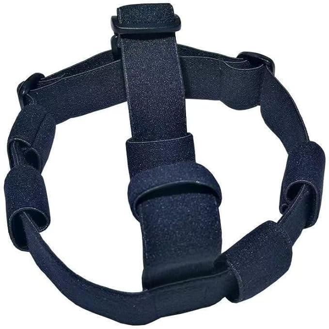 RecDec Headband Flashlight Holder Rechargeable Flashlights Headlamp Straps Adapter Converter with Triple Flashlights Holde...
