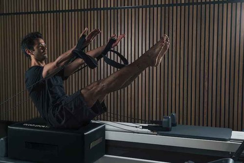 Pilates Sitting Box for Pilates Reformer by SEWD - Pilates Equipment for Home Gym and Professional Studio Use, Pilates Reformer Accessory for Pilates Exercises