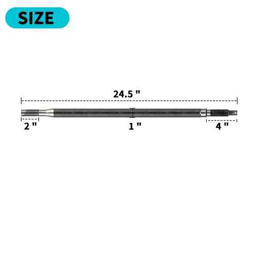 10L0L Upgraded Golf Cart Rear Spline Axle Shaft for EZGO RXV Electic 2008-Up Driver Side, Replace OEM 620337, 614208