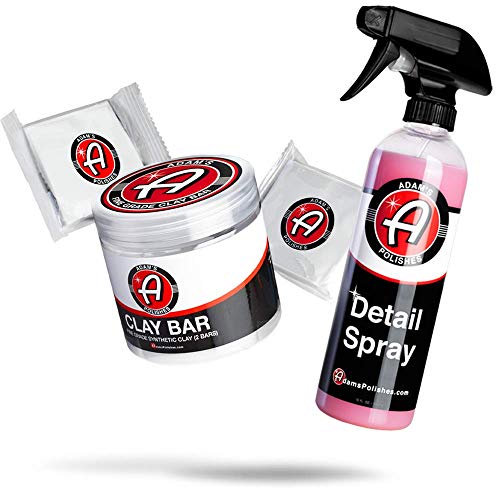 Adam's Polishes Fine Grade Clay Bar - Removes Debris & Dirt from Vehicle for Paint, Glass, Trim, Wheels | Add Shine, Gloss...