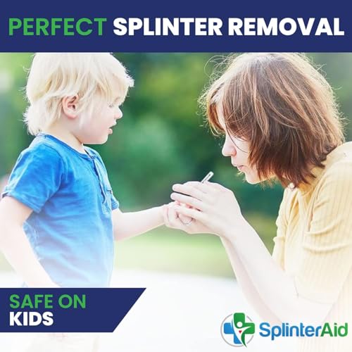 Painless Splinter Removal Kit (30-Pack) | Pull Out Splinters Fast & Easy | Compact First Aid for Home, Travel & Camping | ...